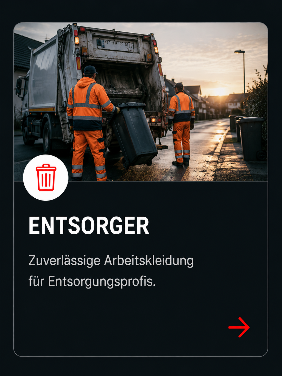 Entsorgung – Sichtbare und belastbare Ausstattung für Entsorgungsbetriebe