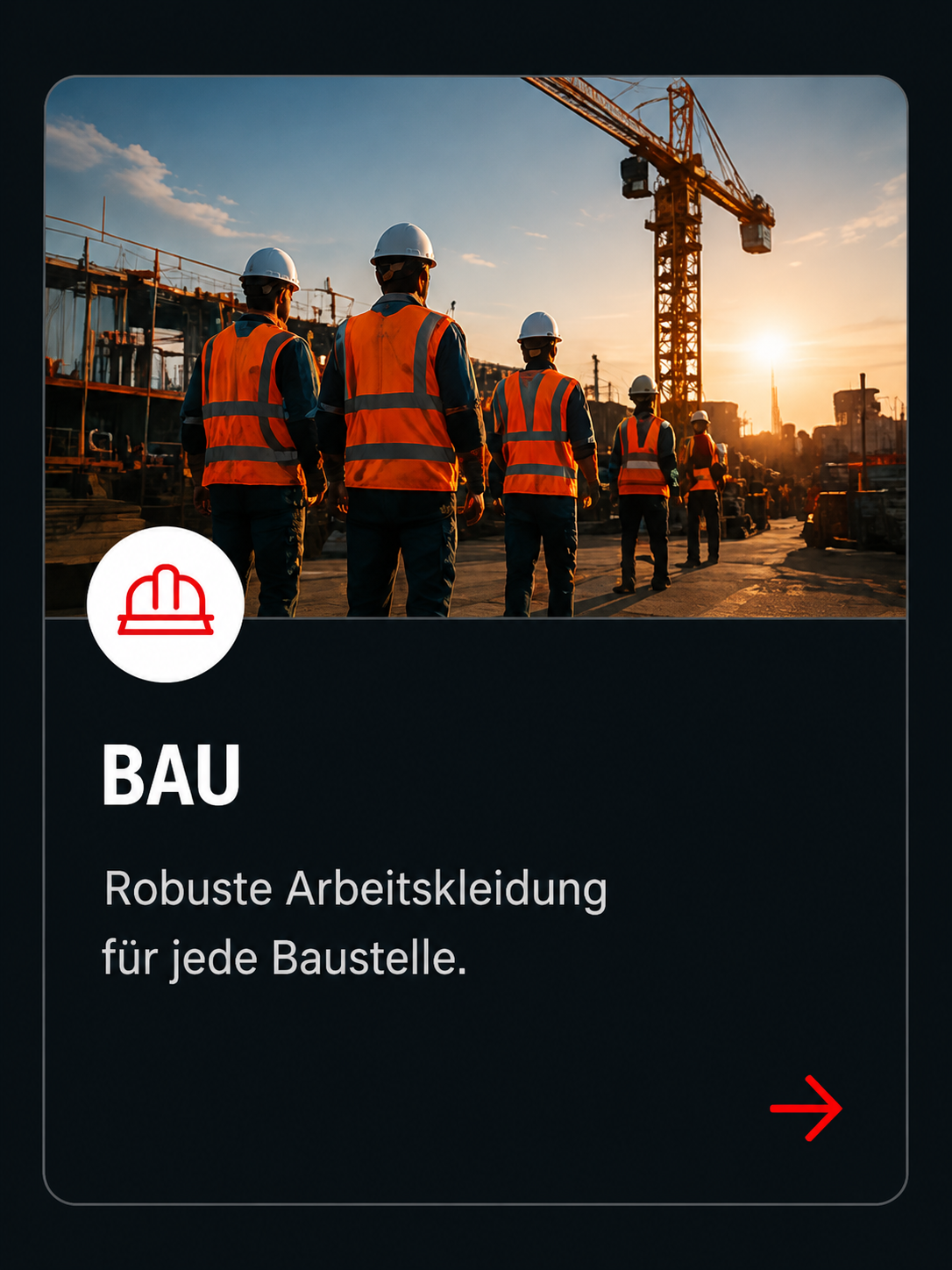 Bau – Robuste Arbeitskleidung für jede Baustelle