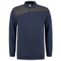 Preview: Sweater Polokragen "Bicolor Quernaht"