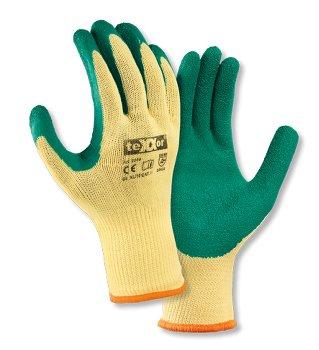 teXXor Grobstrick-Latex-Handschuh