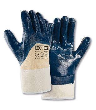 Nitrilhandschuhe blau mit Stulpe "2329"