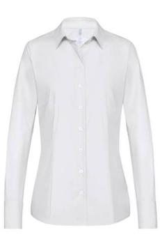 Damen-Bluse "Basic" Regular Fit langarm