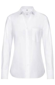 Damen-Bluse "Basic" Comfort Fit langarm
