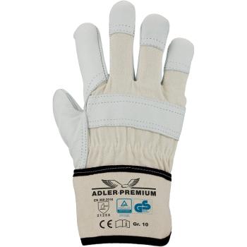 Rindnarbenleder-Handschuh "Adler Premium"