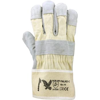 Rindspaltleder-Handschuh "Falke C"