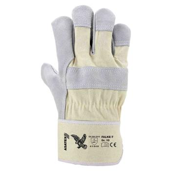 Rindspaltleder-Handschuh "Falke T"