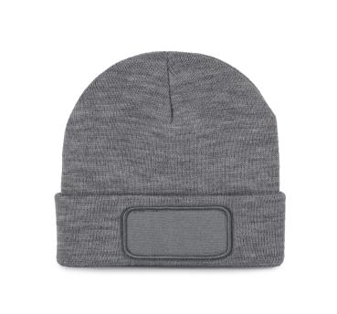 Strickmütze mit Patch und Thinsulate-Futter