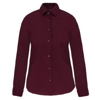 Damen-Stretch-Bluse langarm