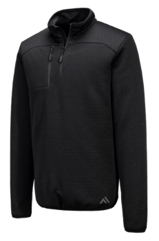 Texturierter Zip-Sweater "KX3"