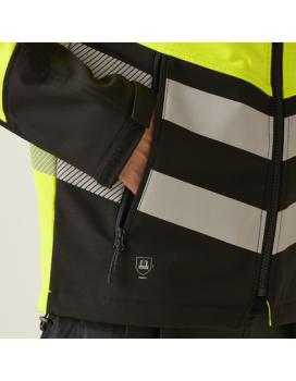 Hi-Vis X-Pro 3 Layer Softshell Jacke