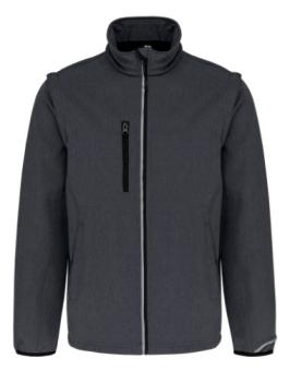 Softshelljacke mit abnehmbaren Ärmeln