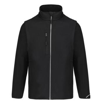 Softshelljacke mit abnehmbaren Ärmeln