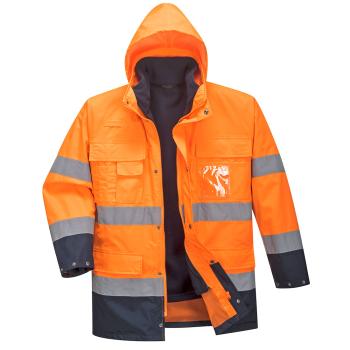 3-in-1 Warnschutz-Kontrast-Jacke