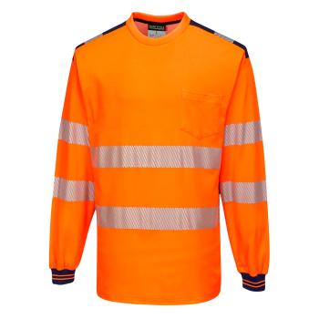 Warnschutz Cotton Comfort T-Shirt "PW3" langarm