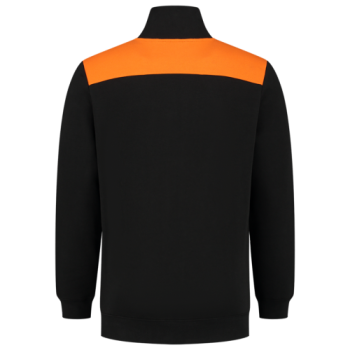 Sweater-Jacke Bicolor Quernaht