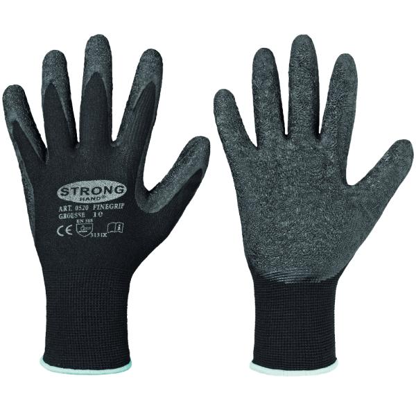 Arbeitshandschuh "Feingrip" Latex schrumpfgeraut