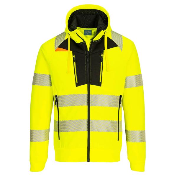 Warnschutz-Kapuzen-Sweater-Jacke "DX4"