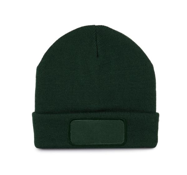 Strickmütze mit Patch und Thinsulate-Futter