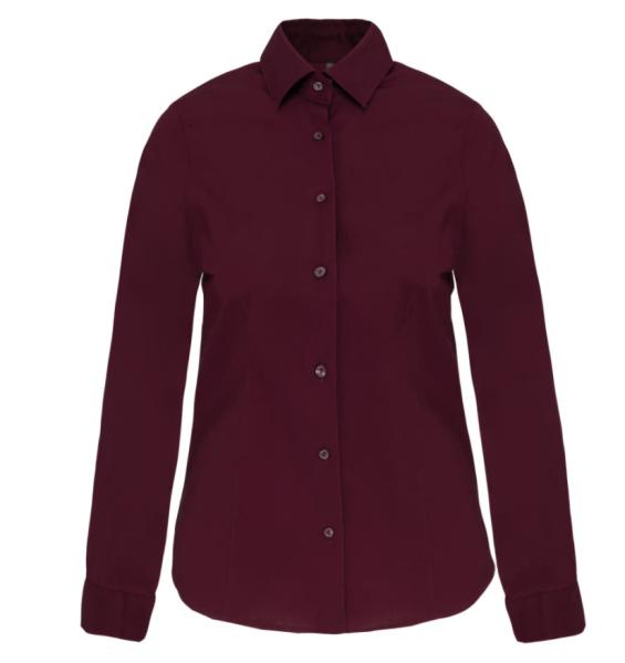 Damen-Stretch-Bluse langarm