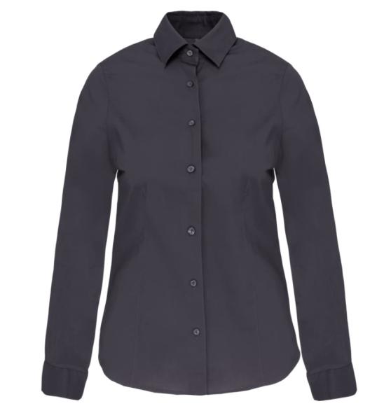 Damen-Stretch-Bluse langarm