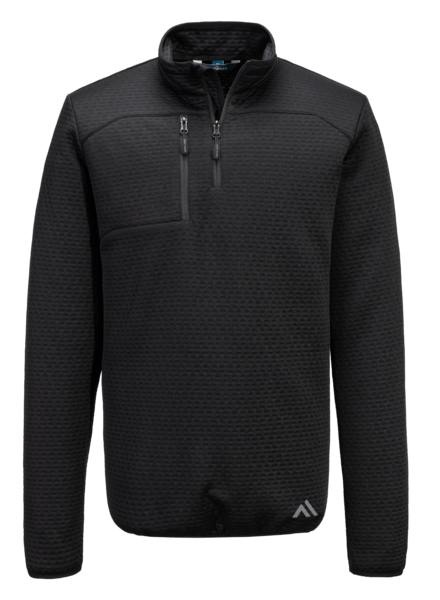 Texturierter Zip-Sweater "KX3"