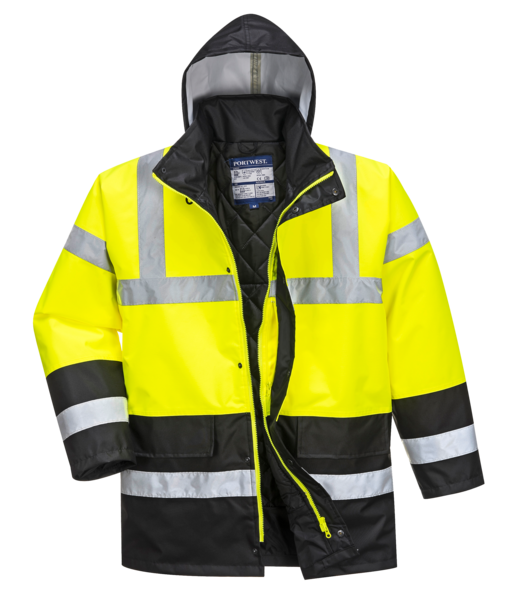 Warnschutz-Winter-Verkehrsjacke