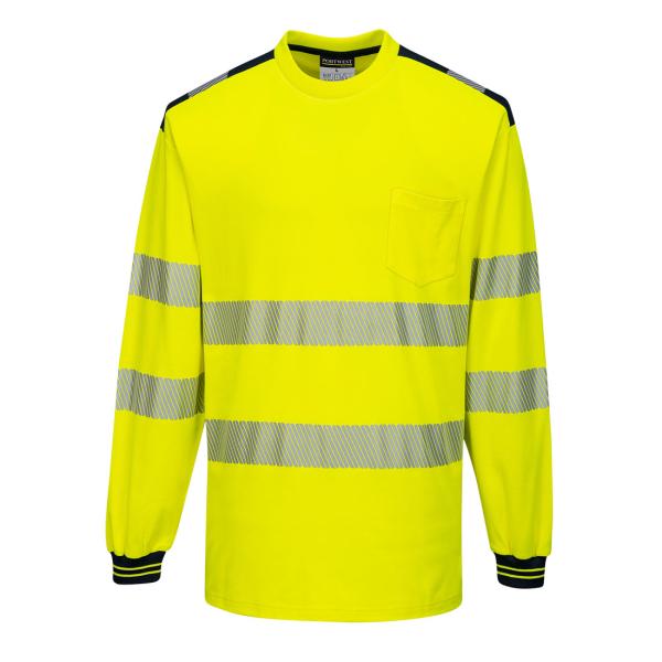 Warnschutz Cotton Comfort T-Shirt "PW3" langarm
