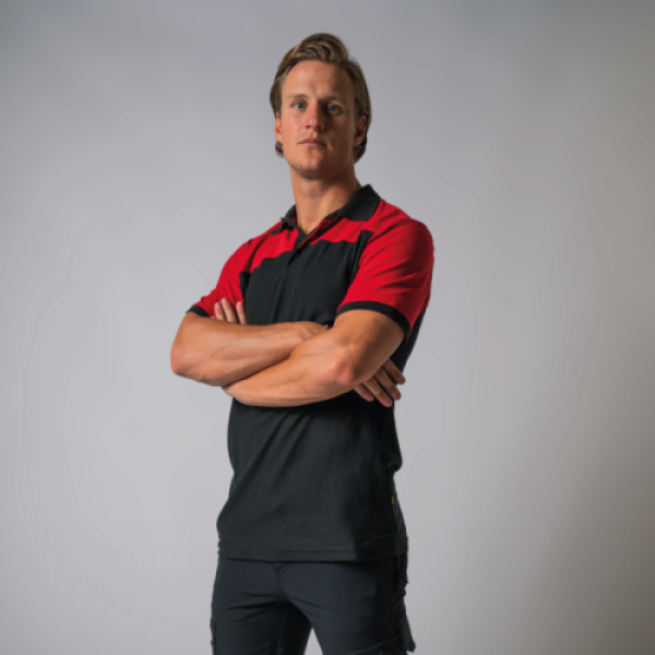 Polo-Shirt "Bicolor Quernaht"