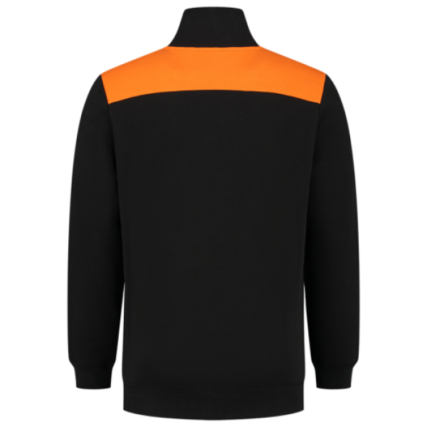 Sweater-Jacke Bicolor Quernaht