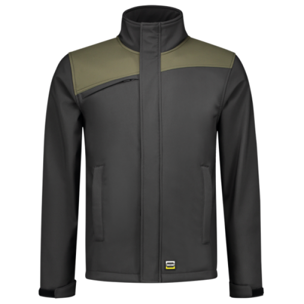 Softshelljacke "Bicolor Quernaht"