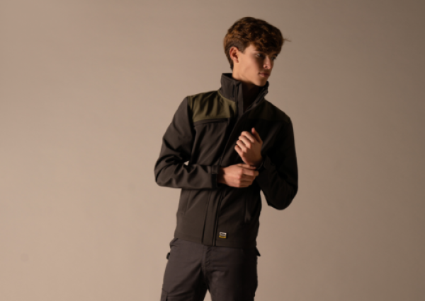 Softshelljacke "Bicolor Quernaht"